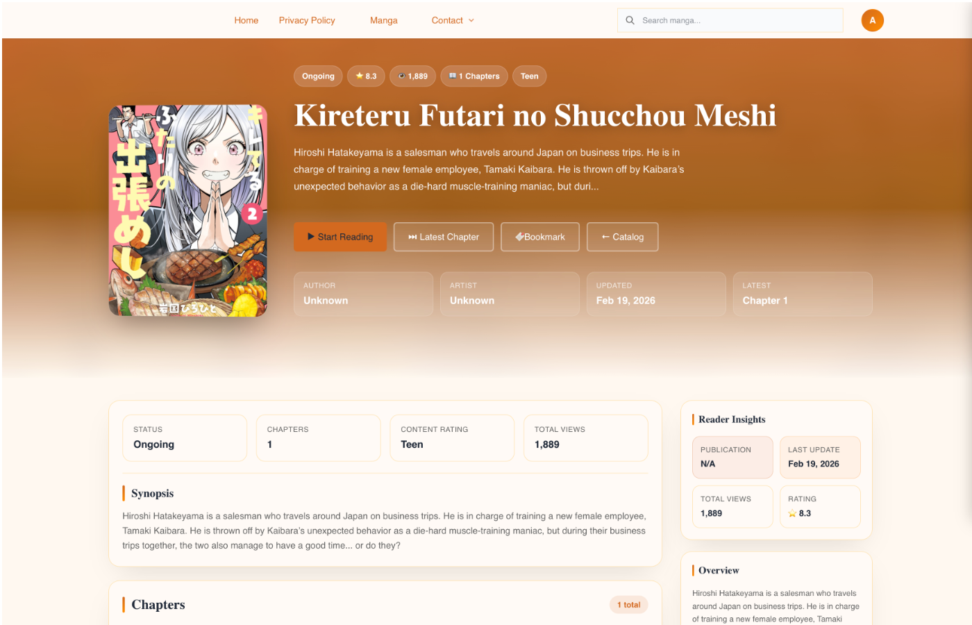 MangaReader Pro - Immersive Reading Experience